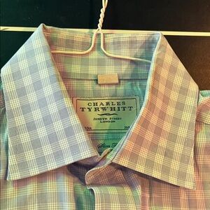 Charles Tyrwhitt Blue Dress Shirt Classic Design